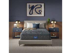 Beautyrest Level Two Gray Innerspring Twin XL Plush Pillow Top Mattress - Ornate Home