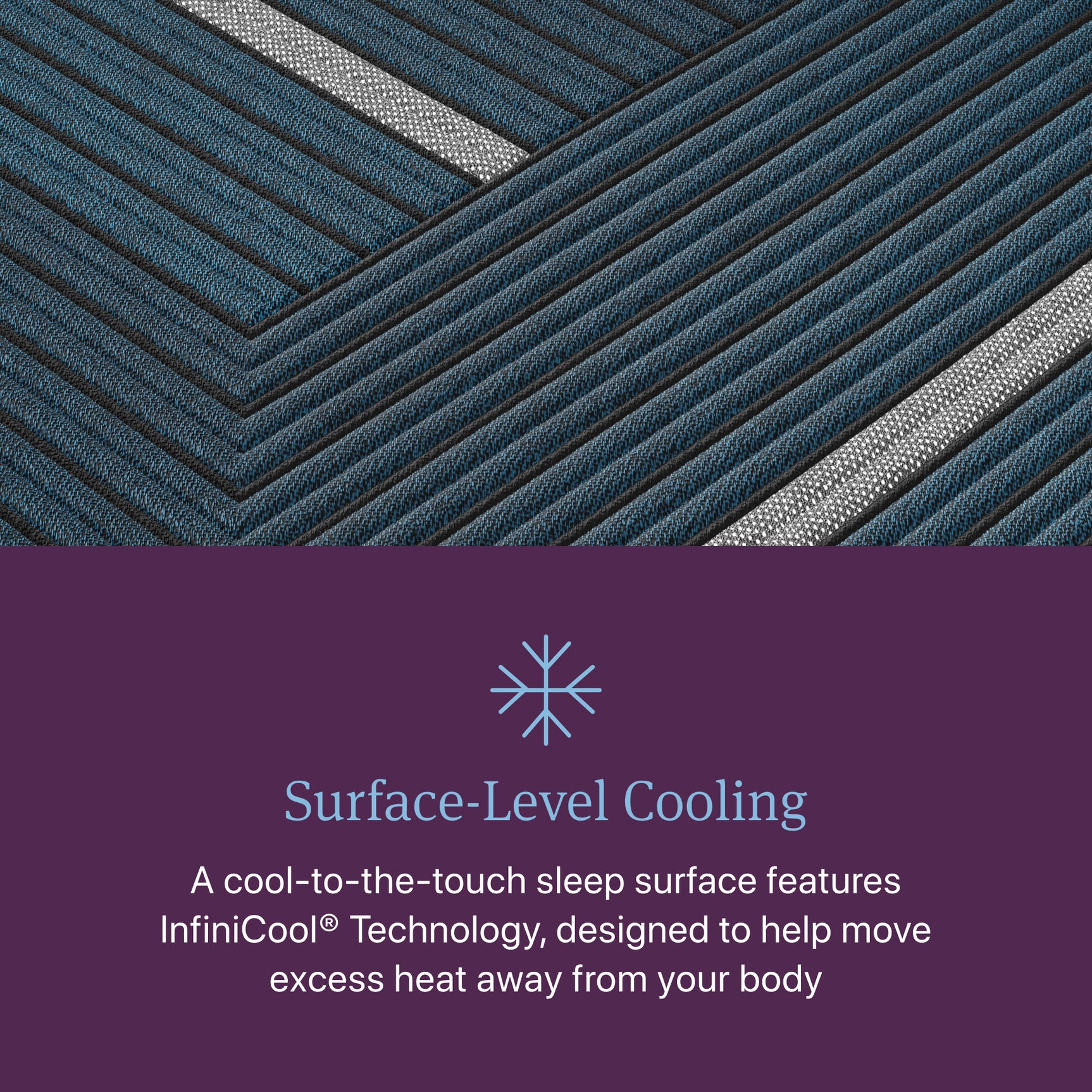 Beautyrest World Class Level Four Gray/Dark Blue Hybrid King Firm Mattress - Ornate Home