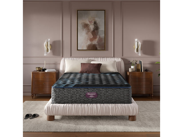 Beautyrest World Class Level Four Gray Innerspring Cal King Medium Mattress - Ornate Home