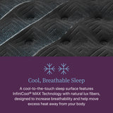 Beautyrest World Class Level Four Gray Innerspring Cal King Medium Mattress - Ornate Home