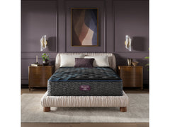 Beautyrest World Class Level Four Gray Innerspring Full Plush Mattress - Ornate Home