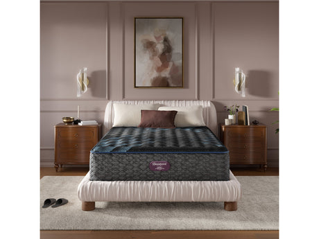 Beautyrest World Class Level Four Gray Innerspring Twin Medium Mattress - Ornate Home