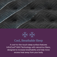 Beautyrest World Class Level Four Gray Innerspring Twin XL Firm Pillow Top Mattress - Ornate Home