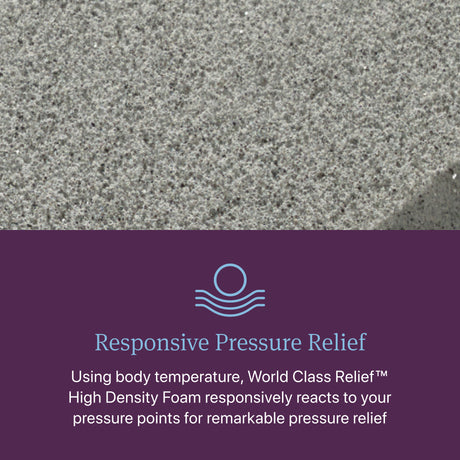 Beautyrest World Class Level Three Gray/Dark Blue Hybrid Full Firm Mattress - Ornate Home