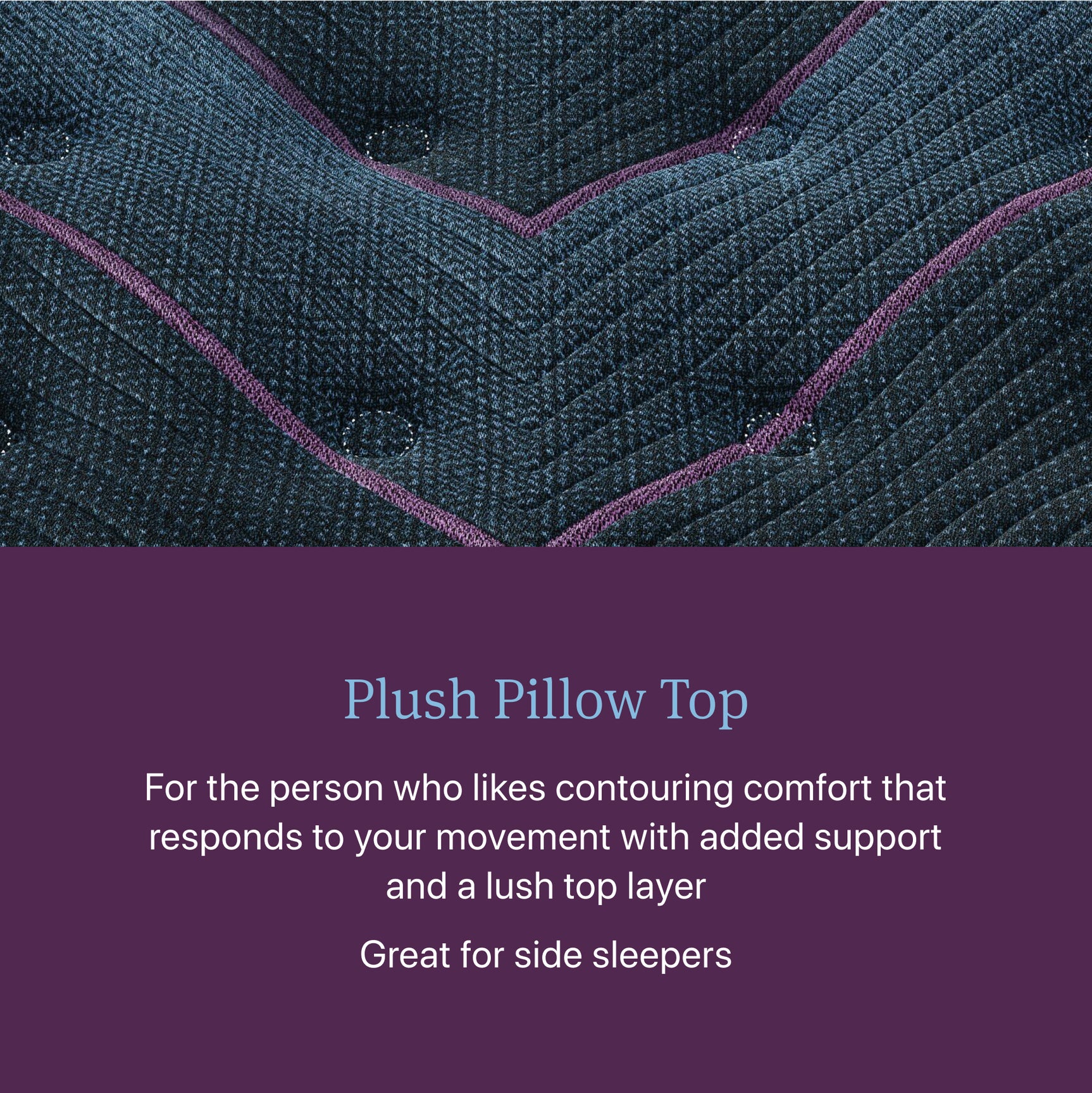 Beautyrest World Class Level Three Gray Innerspring Full Plush Pillow Top Mattress - Ornate Home