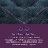 Beautyrest World Class Level Three Gray Innerspring Full Plush Pillow Top Mattress - Ornate Home