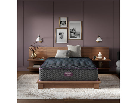 Beautyrest World Class Level Three Gray Innerspring King Extra Firm Mattress - Ornate Home