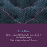 Beautyrest World Class Level Three Gray Innerspring King Extra Firm Mattress - Ornate Home