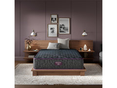 Beautyrest World Class Level Three Gray Innerspring Queen Extra Firm Mattress - Ornate Home