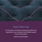 Beautyrest World Class Level Three Gray Innerspring Queen Plush Pillow Top Mattress - Ornate Home