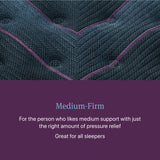 Beautyrest World Class Level Three Gray Innerspring Twin XL Medium Firm Mattress - Ornate Home