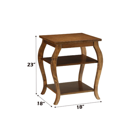 Becci Walnut End Table - Ornate Home