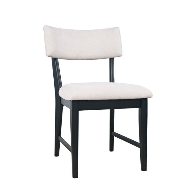 Beck Black Chair (Set of 2) - Ornate Home