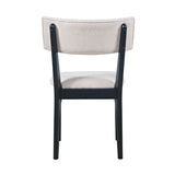 Beck Black Chair (Set of 2) - Ornate Home