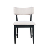 Beck Black Chair (Set of 2) - Ornate Home