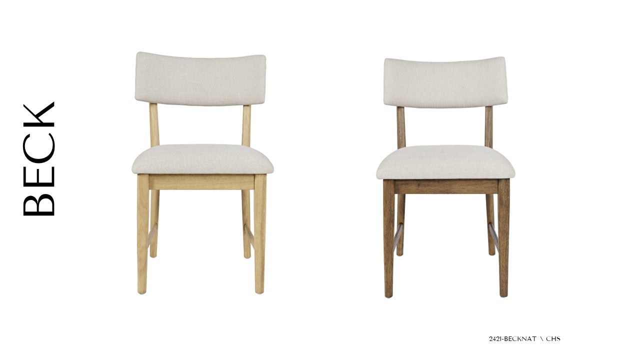 Beck Chestnut Chair (Set of 2) - Ornate Home