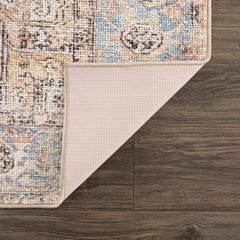 Beck Peach Washable Area Rug - Clearance - Ornate Home