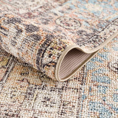 Beck Peach Washable Area Rug - Clearance - Ornate Home
