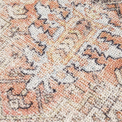 Beck Peach Washable Area Rug - Clearance - Ornate Home