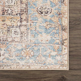 Beck Peach Washable Area Rug - Ornate Home