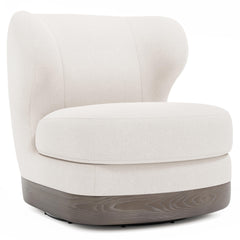 Beck Portobello - Cerused Swivel Chair - Ornate Home