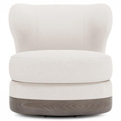Beck Portobello - Cerused Swivel Chair - Ornate Home
