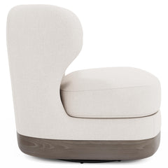 Beck Portobello - Cerused Swivel Chair - Ornate Home
