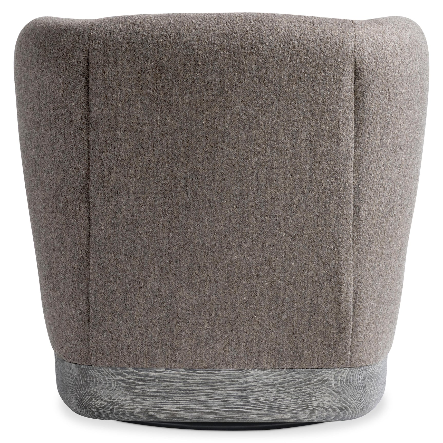 Beck Tadon Cerused/Brown Fabric Swivel Chair - Ornate Home