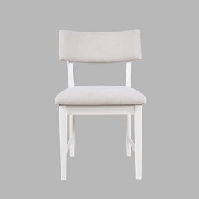 Beck White Chair (Set of 2) - Ornate Home