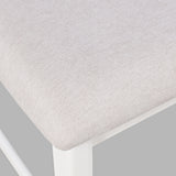Beck White Chair (Set of 2) - Ornate Home