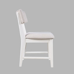 Beck White Chair (Set of 2) - Ornate Home