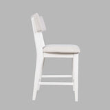 Beck White Stool - Ornate Home