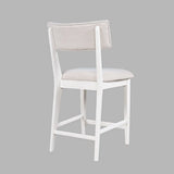 Beck White Stool - Ornate Home