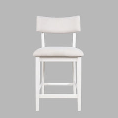 Beck White Stool - Ornate Home