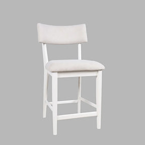 Beck White Stool - Ornate Home