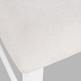 Beck White Stool - Ornate Home