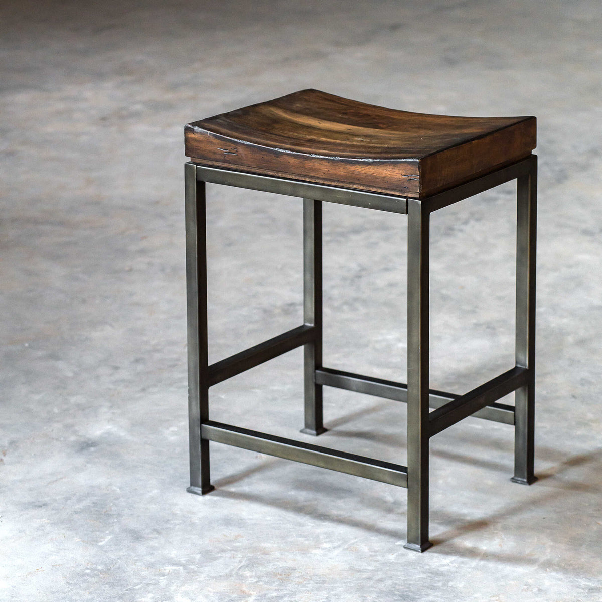 Beck Woodtone Wood Counter Stool - Ornate Home
