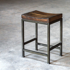 Beck Woodtone Wood Counter Stool - Ornate Home