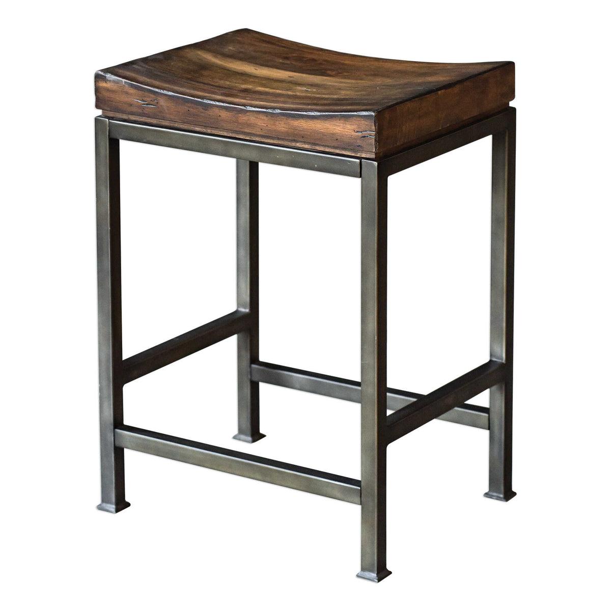 Beck Woodtone Wood Counter Stool - Ornate Home