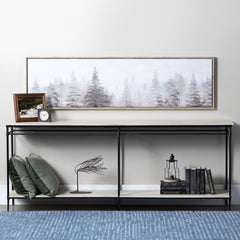 Becker Brown/White Canvas - Ornate Home