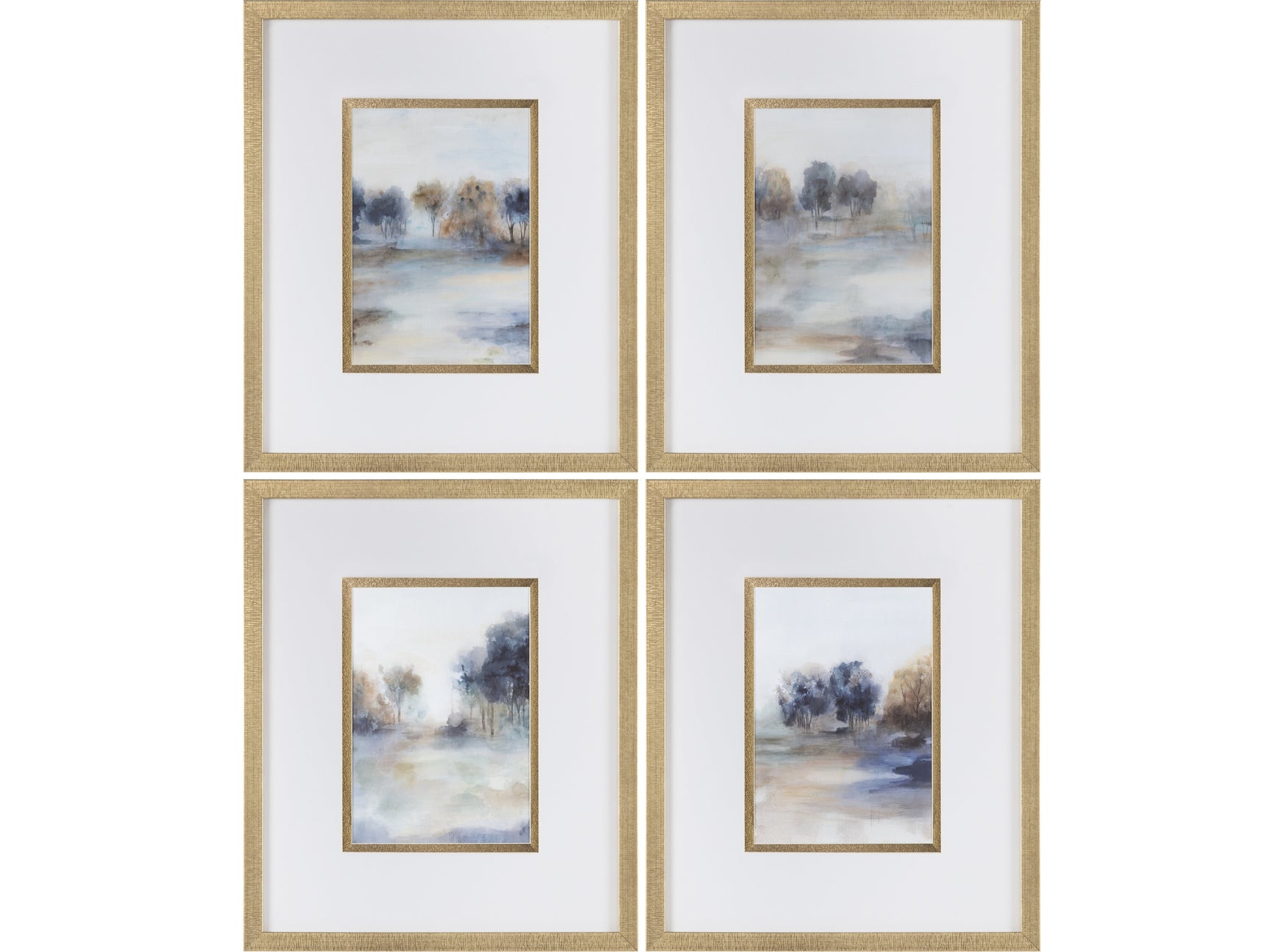 Becket Blue/Gold Print