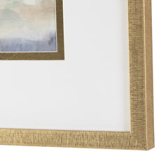 Becket Blue/Gold Print - Ornate Home