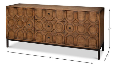 Becket Brown Sideboard - Ornate Home