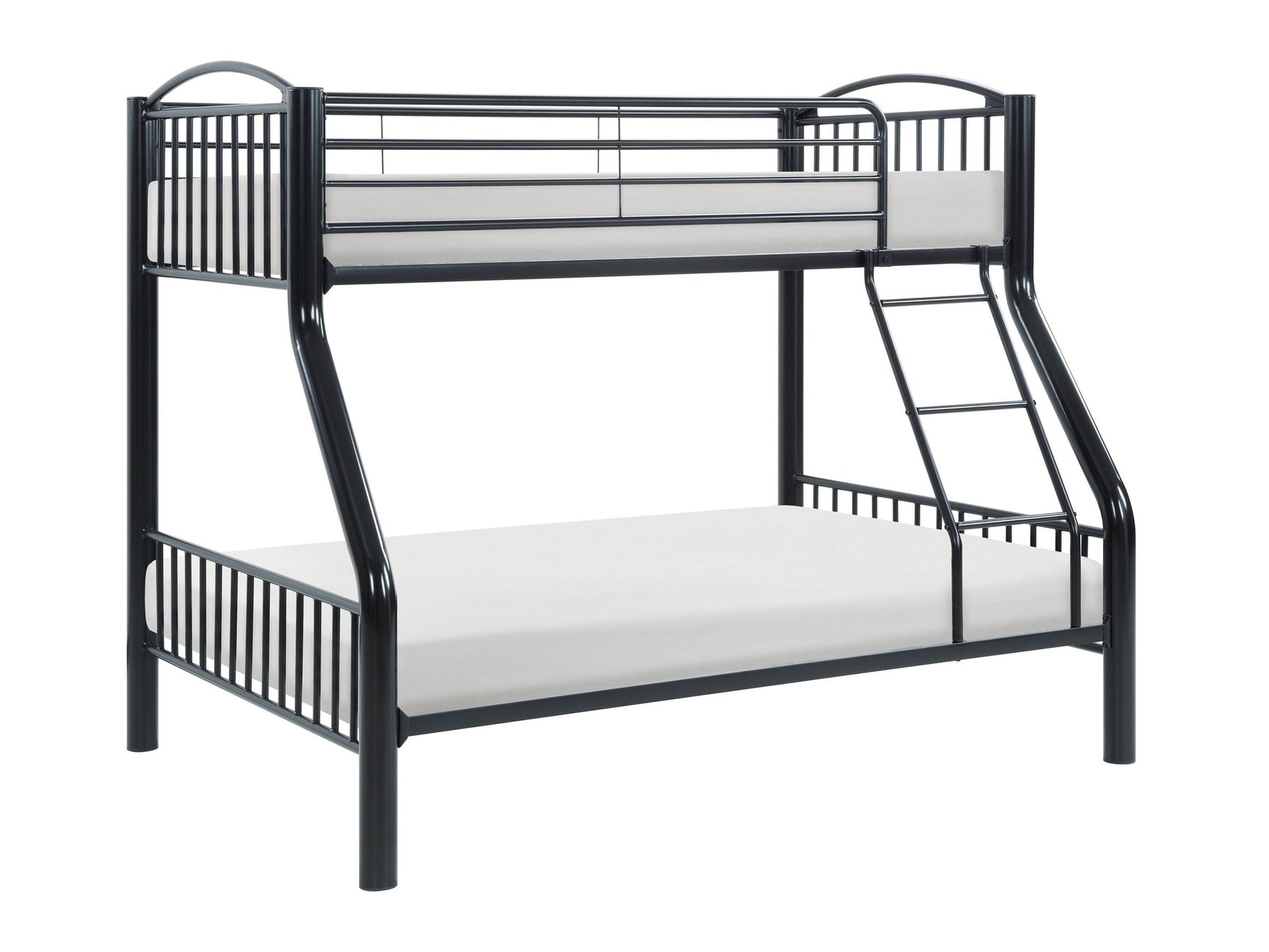 Beckett Black Twin/Full Bunk Bed - Ornate Home