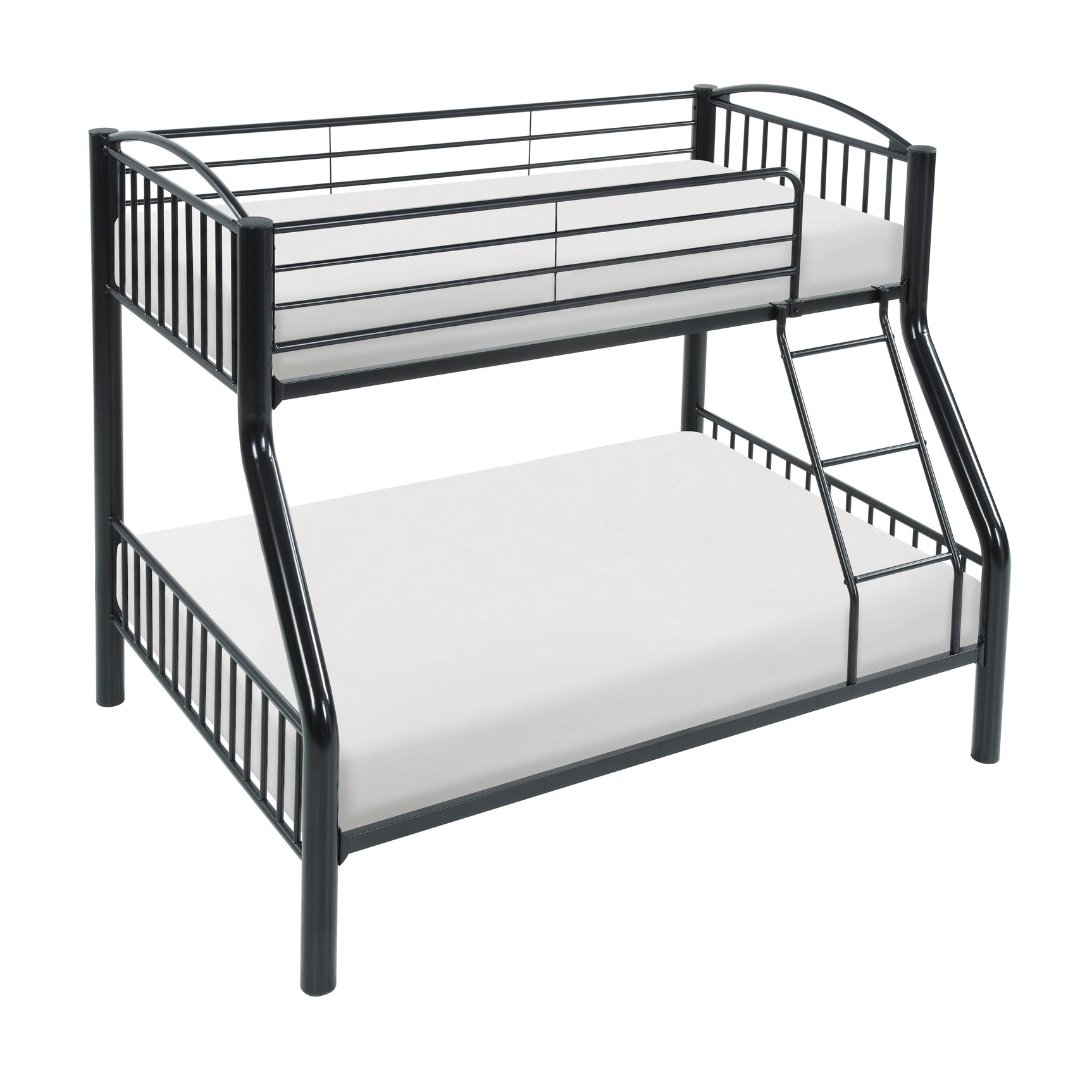 Beckett Black Twin/Full Bunk Bed - Ornate Home