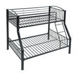 Beckett Black Twin/Full Bunk Bed - Ornate Home