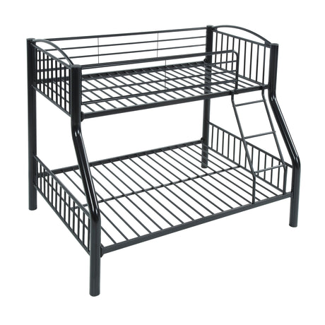 Beckett Black Twin/Full Bunk Bed - Ornate Home