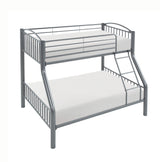 Beckett Gray Twin/Full Bunk Bed - Ornate Home