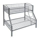 Beckett Gray Twin/Full Bunk Bed - Ornate Home