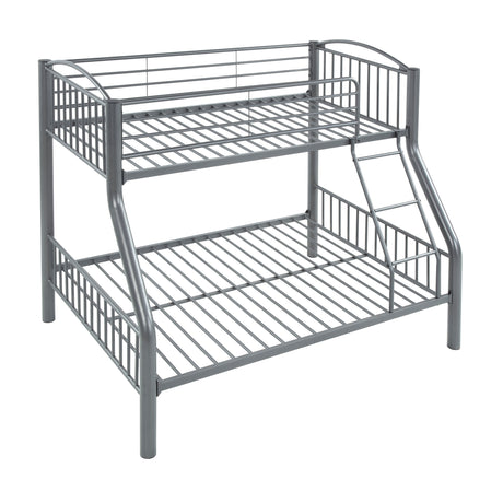 Beckett Gray Twin/Full Bunk Bed - Ornate Home